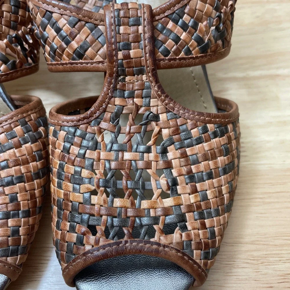 Frye woven leather