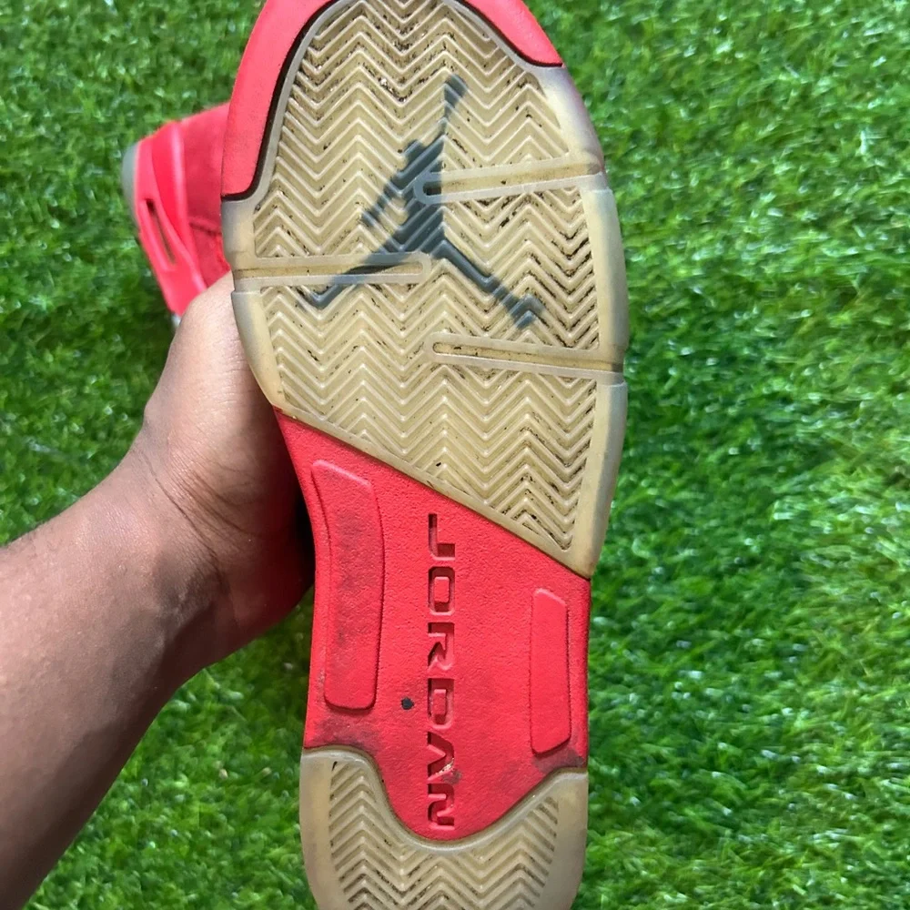Air Jordan 5 Red Suede Size 7Y • No Box
