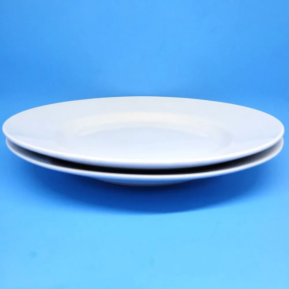 Pottery Barn Great White 2 Rim Shape 12 1/4