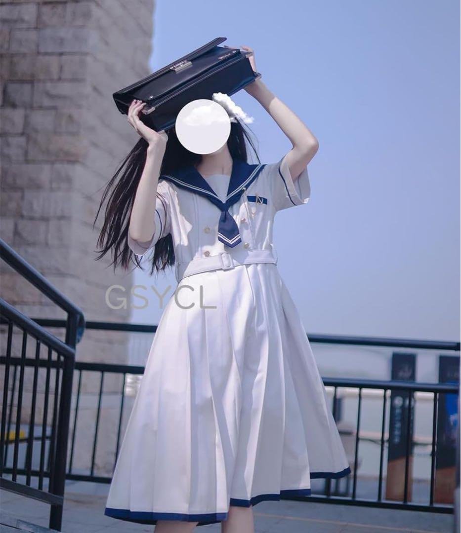 White Sailor Dress