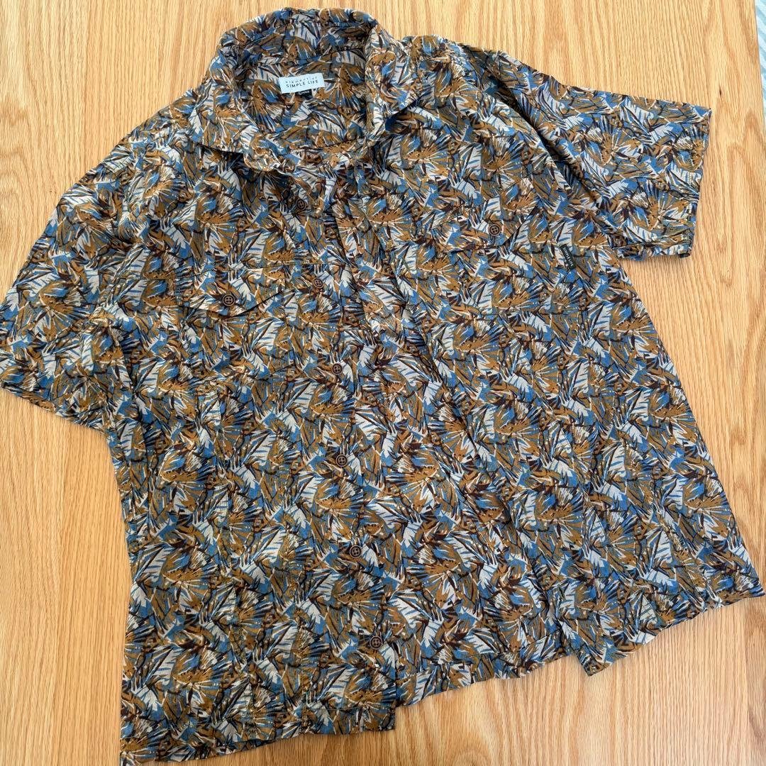 SIMPLE LIFE Aloha Shirt, Men's Tops