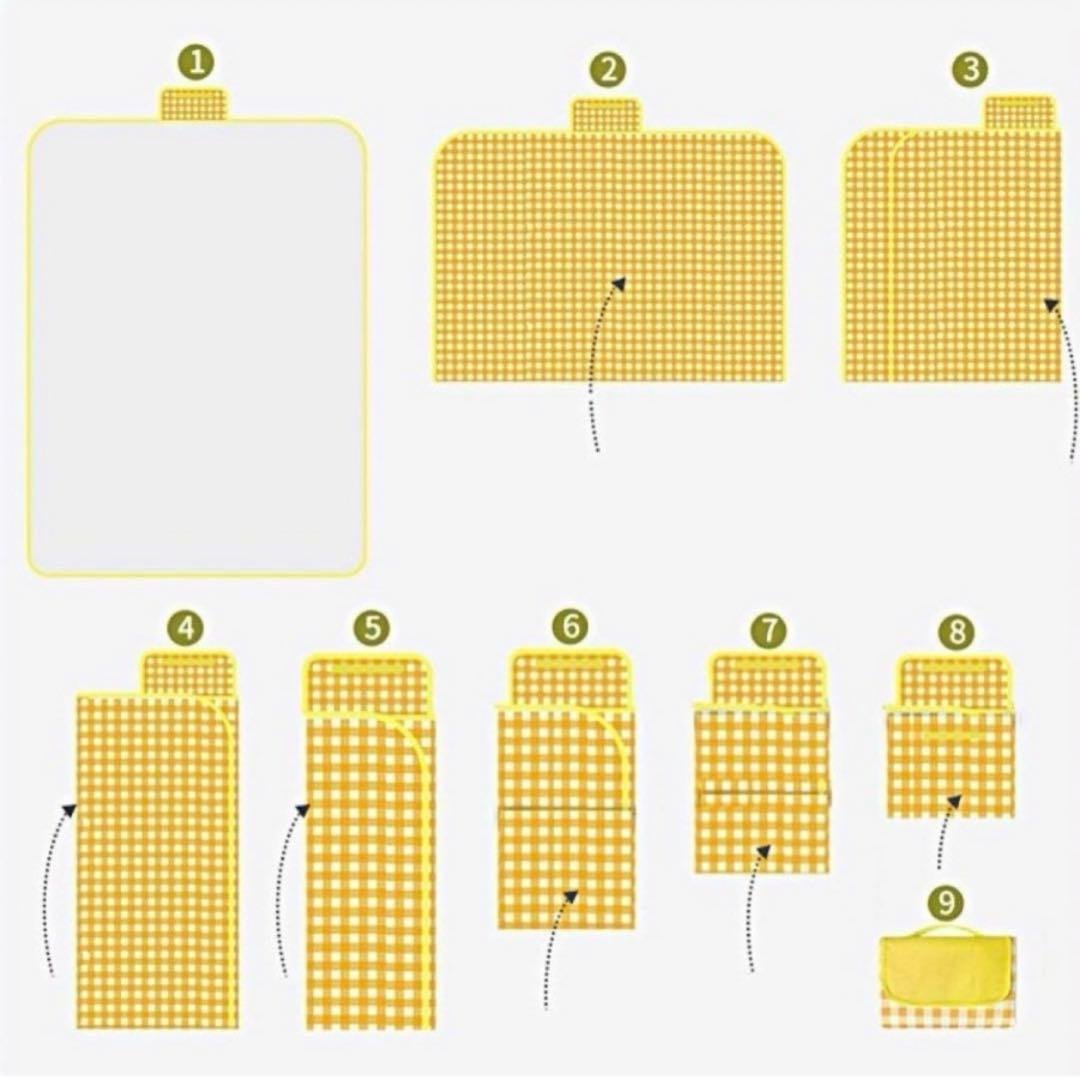 Picnic Leisure Sheet, Large Size, Waterproof, Foldable, Thick, Mat, Excursion